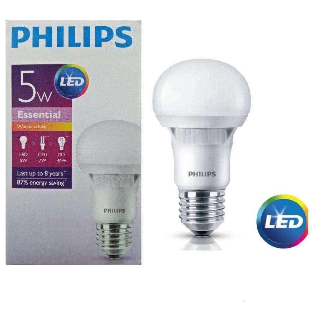 Bóng đèn Philips E27 5w dòng ESSENTIAL